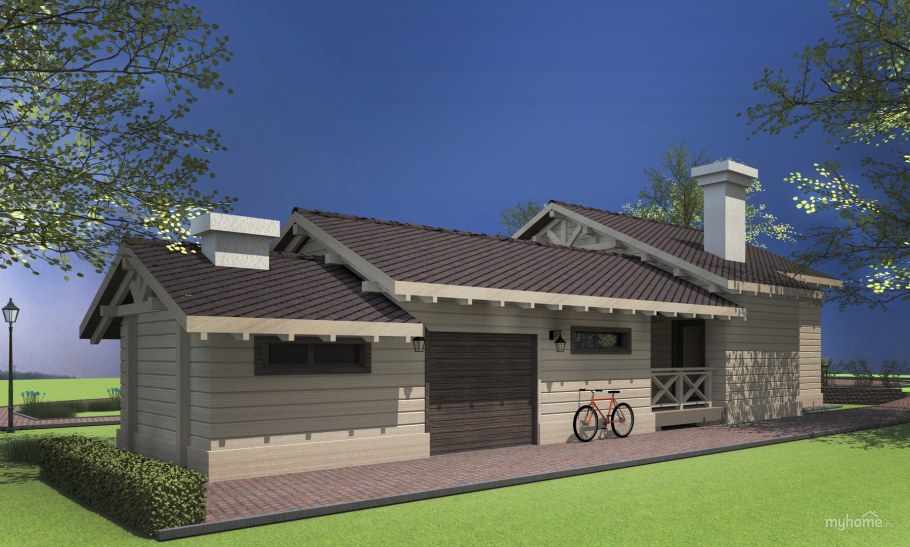 Гараж и беседа под одной кришей