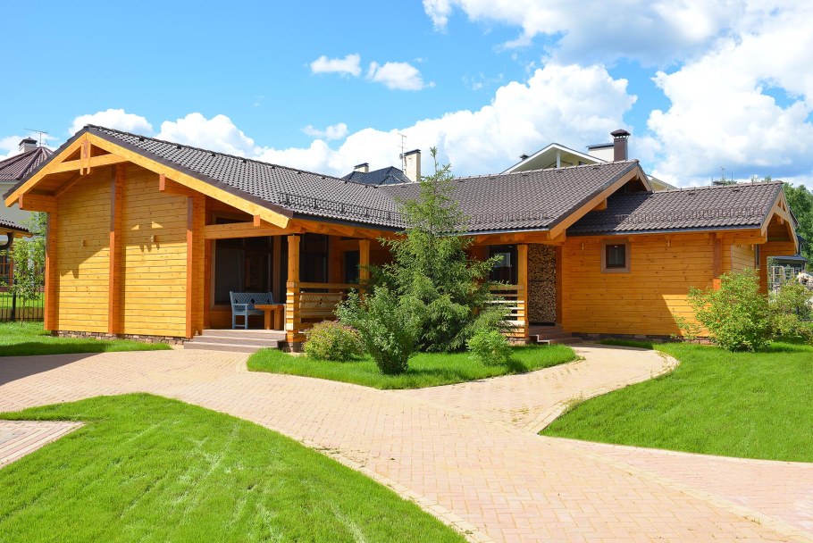 Проект банного комплекса из клееного бруса