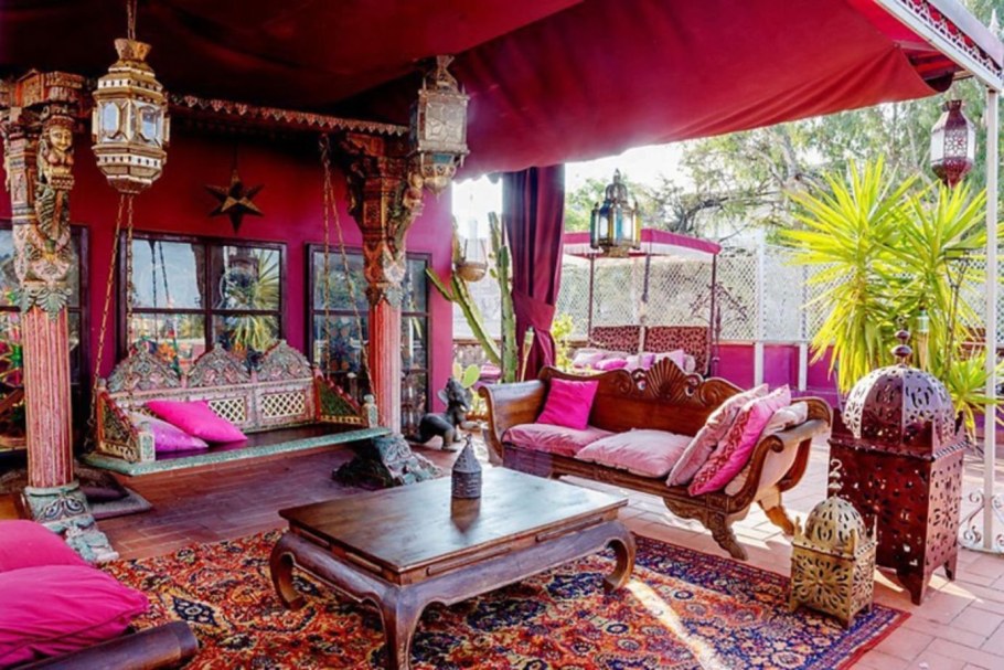 Этник стиль Индия в интерьере