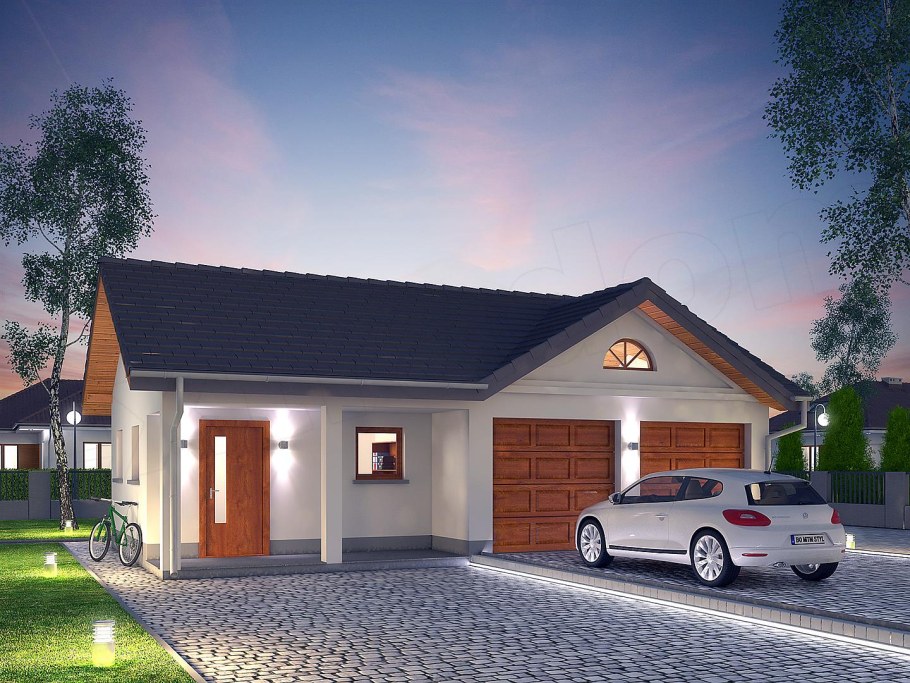 Гараж на 2 машины с хозблоком