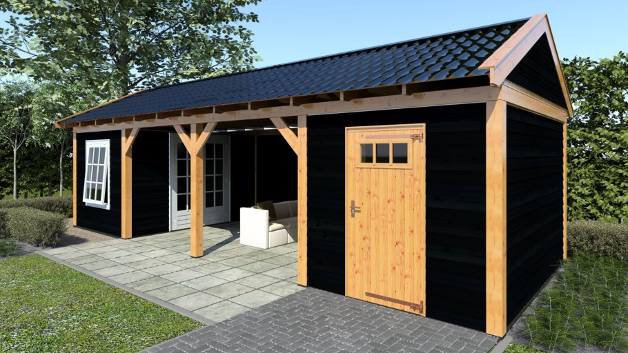 Хозблок с дровником 5 на 2.5