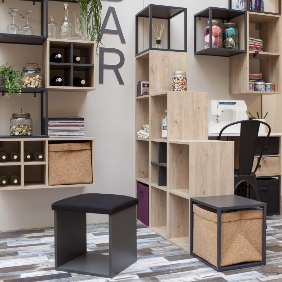 Короб Spaceo Kub l 31x31x31 см 30 л пробковый