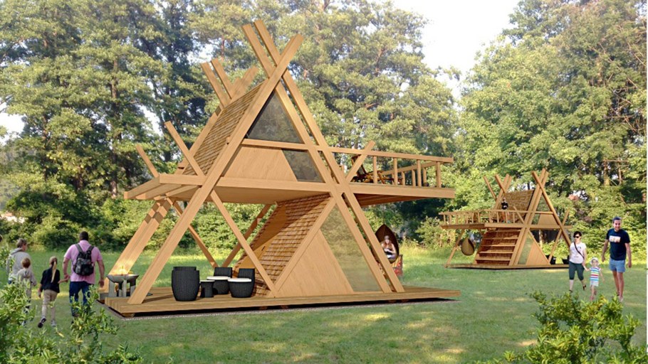 Треугольный домик для детей