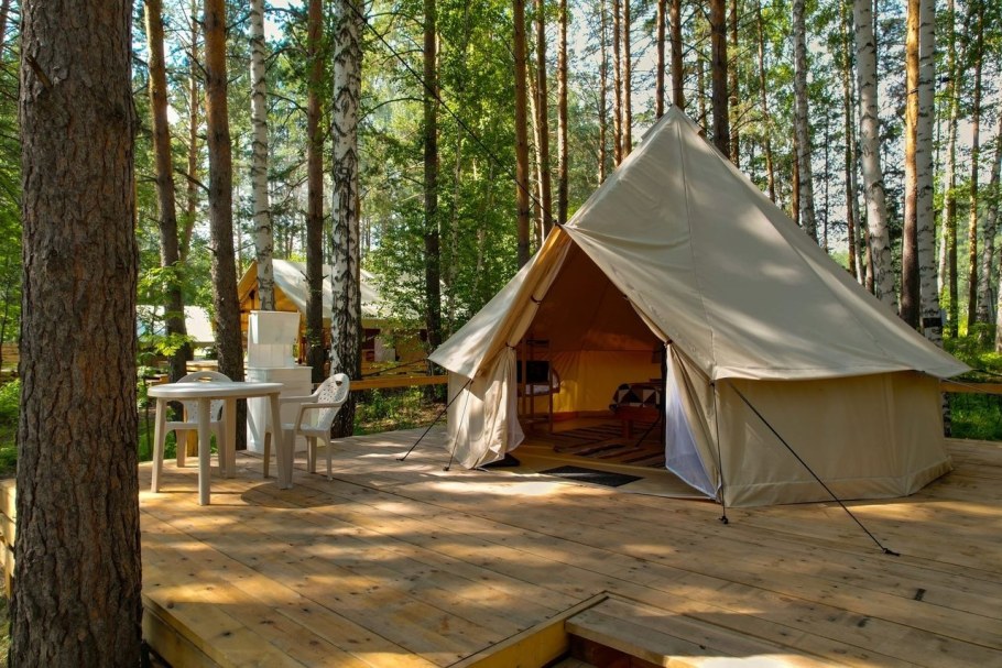 Поляна глэмпинг Куршская коса