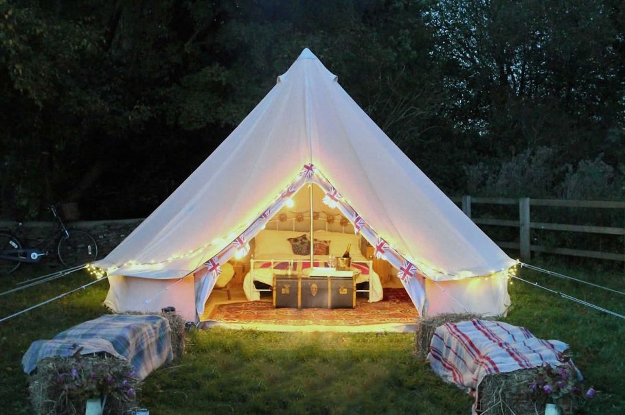 Bell палатки глэмпинг