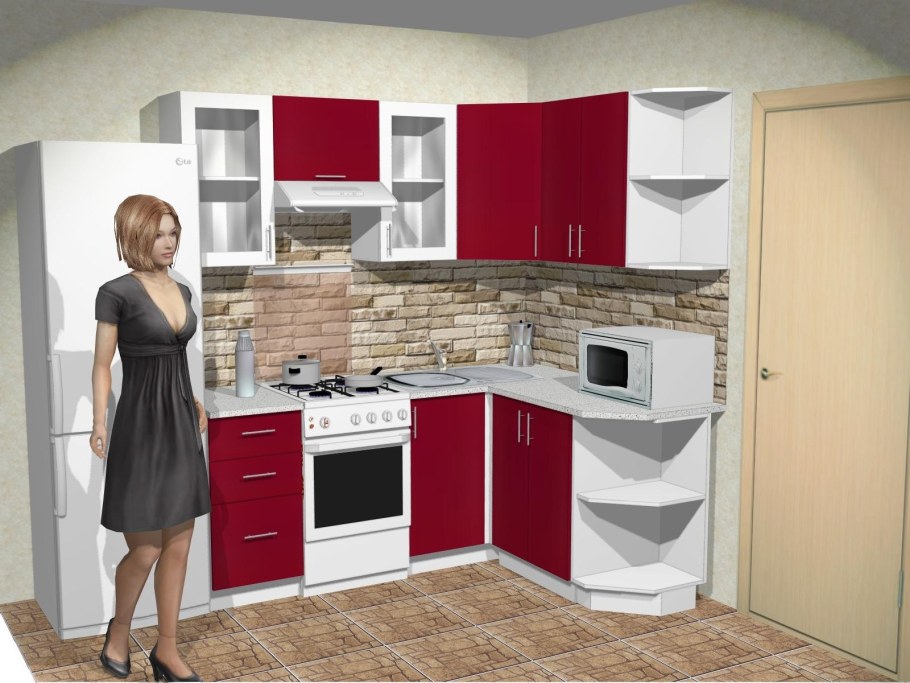 Кухня 190 на 180 угловая