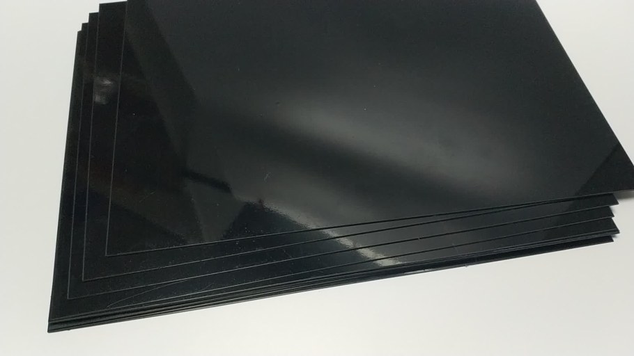 АБС пластик, черный, 1000х2000
