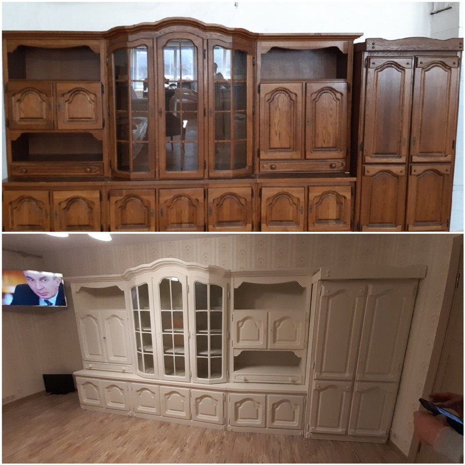 Перекрасить старую стенку