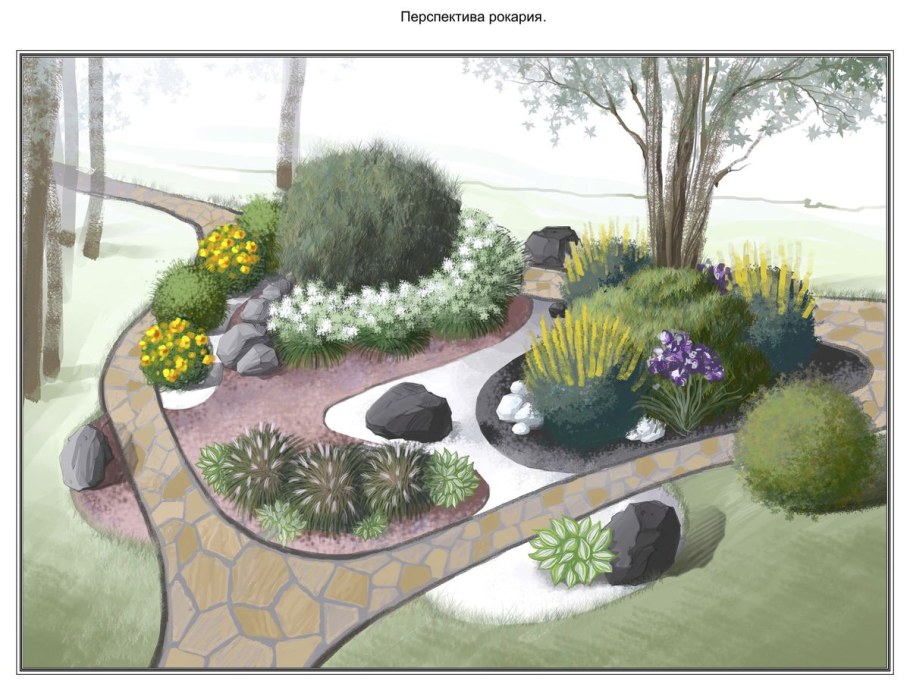 Композиции в ландшафте