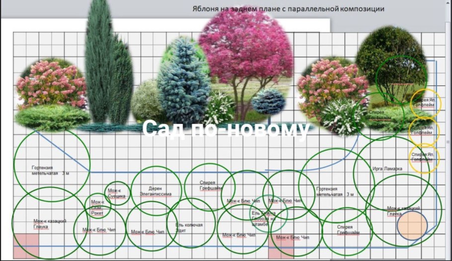 Красивые сады планировка