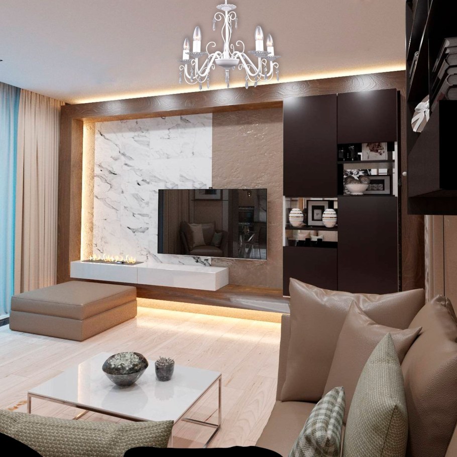 Интерьер гостиной в современном стиле