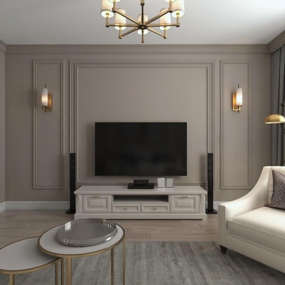 Гостиная Неоклассика 2022