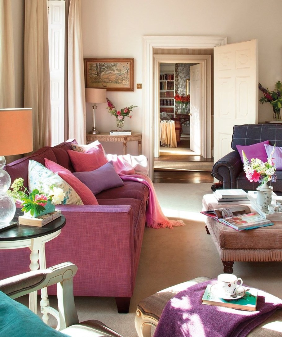 Уютный интерьер гостиной