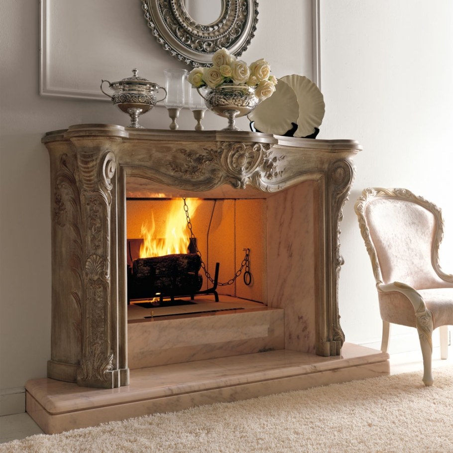 Камин в интерьере