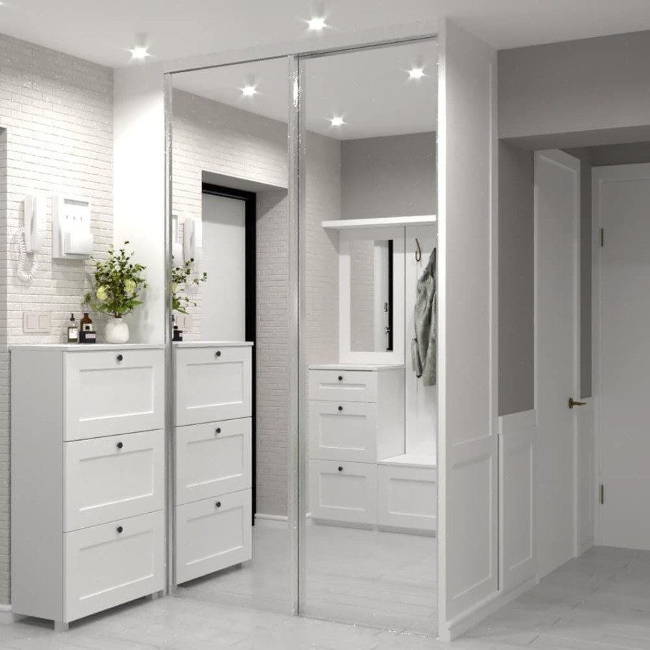 Прихожая Глосс белый глянец