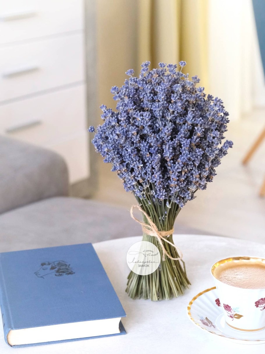 Букеты из сухой лаванды