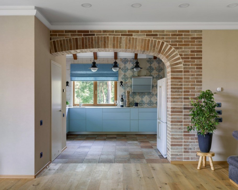 Арочный проем на кухню