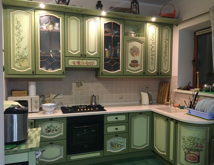 Кухня Хлоя олива