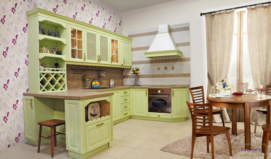 Кухня Хлоя олива