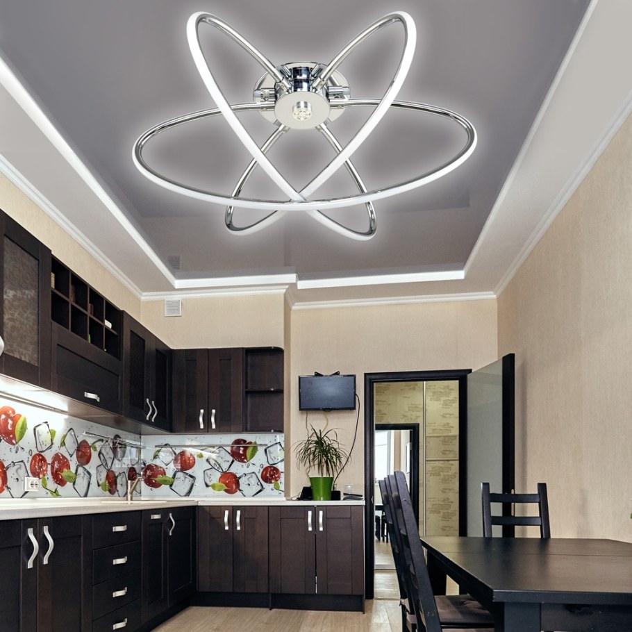 Люстра геометрия светодиодная Максисвет