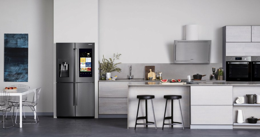 Холодильник самсунг в интерьере