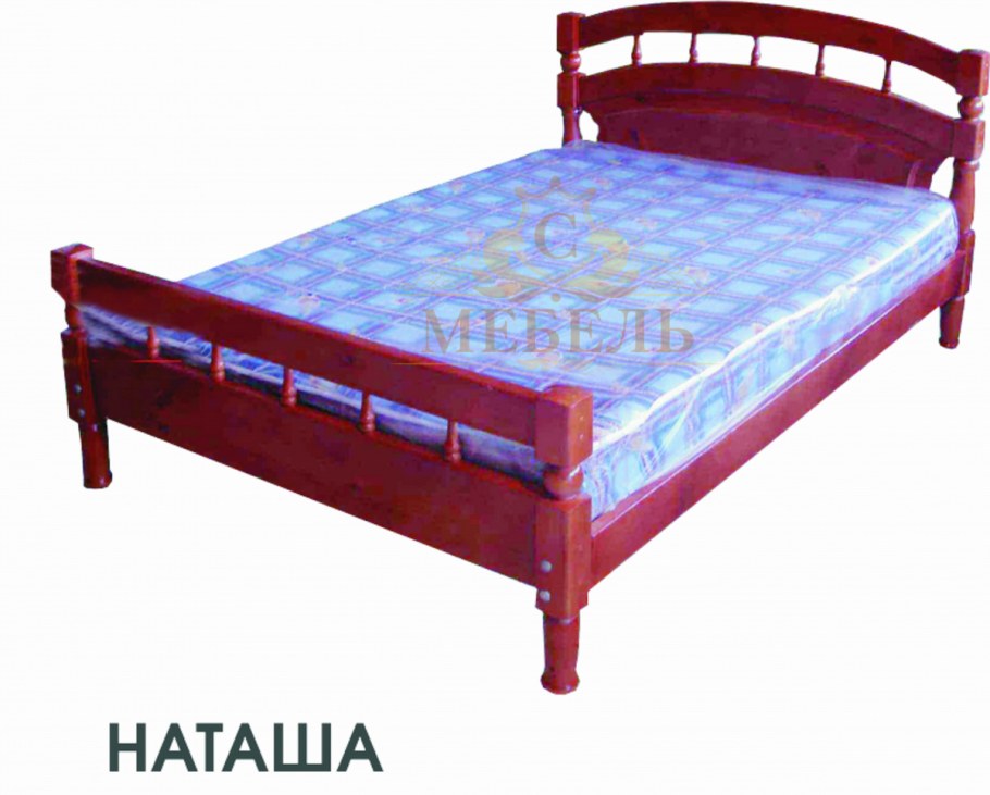 Кровать из массива сосны с матрасом Магда-2