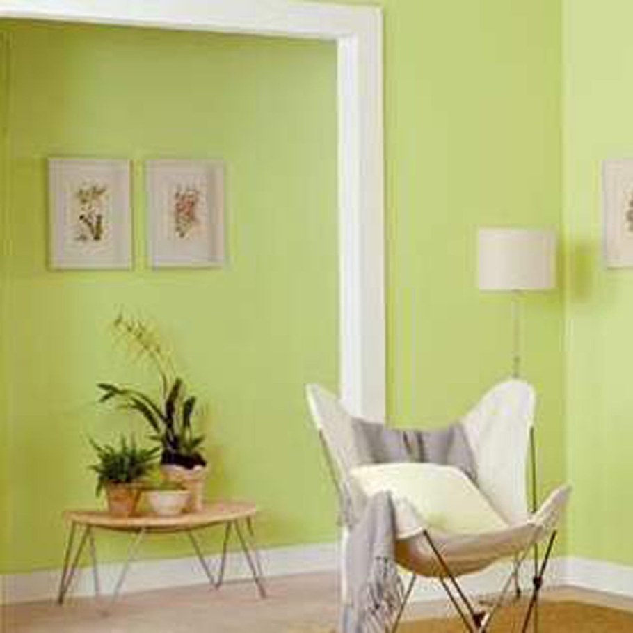 Салатовый колер в интерьере