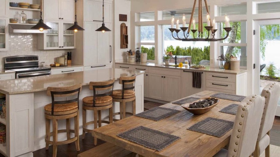 Интерьер кухни столовой