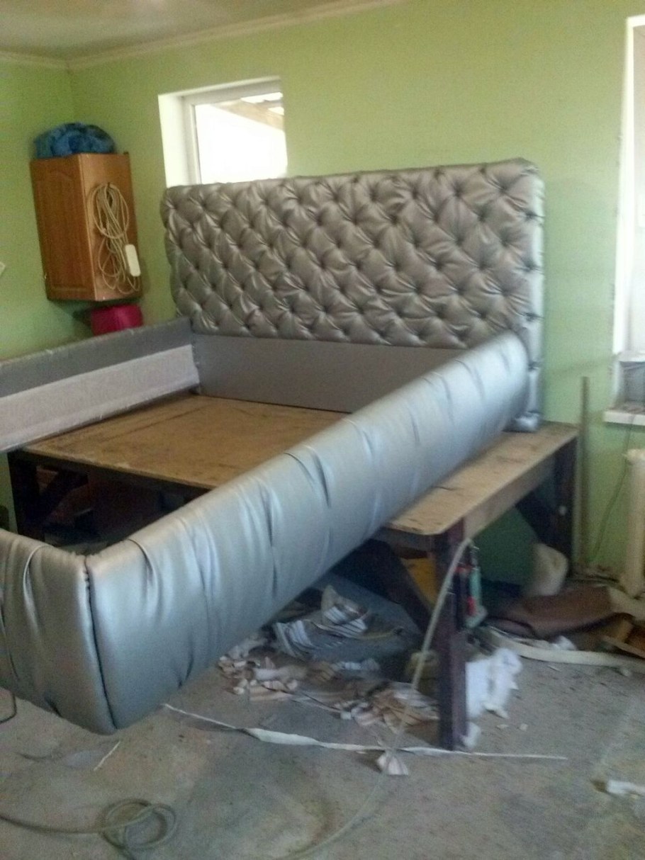 Обшить кровать