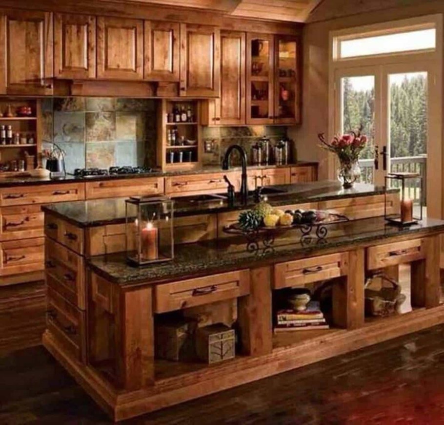 Деревянная кухня