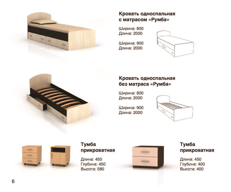 Размеры матраса для односпальной кровати толщина