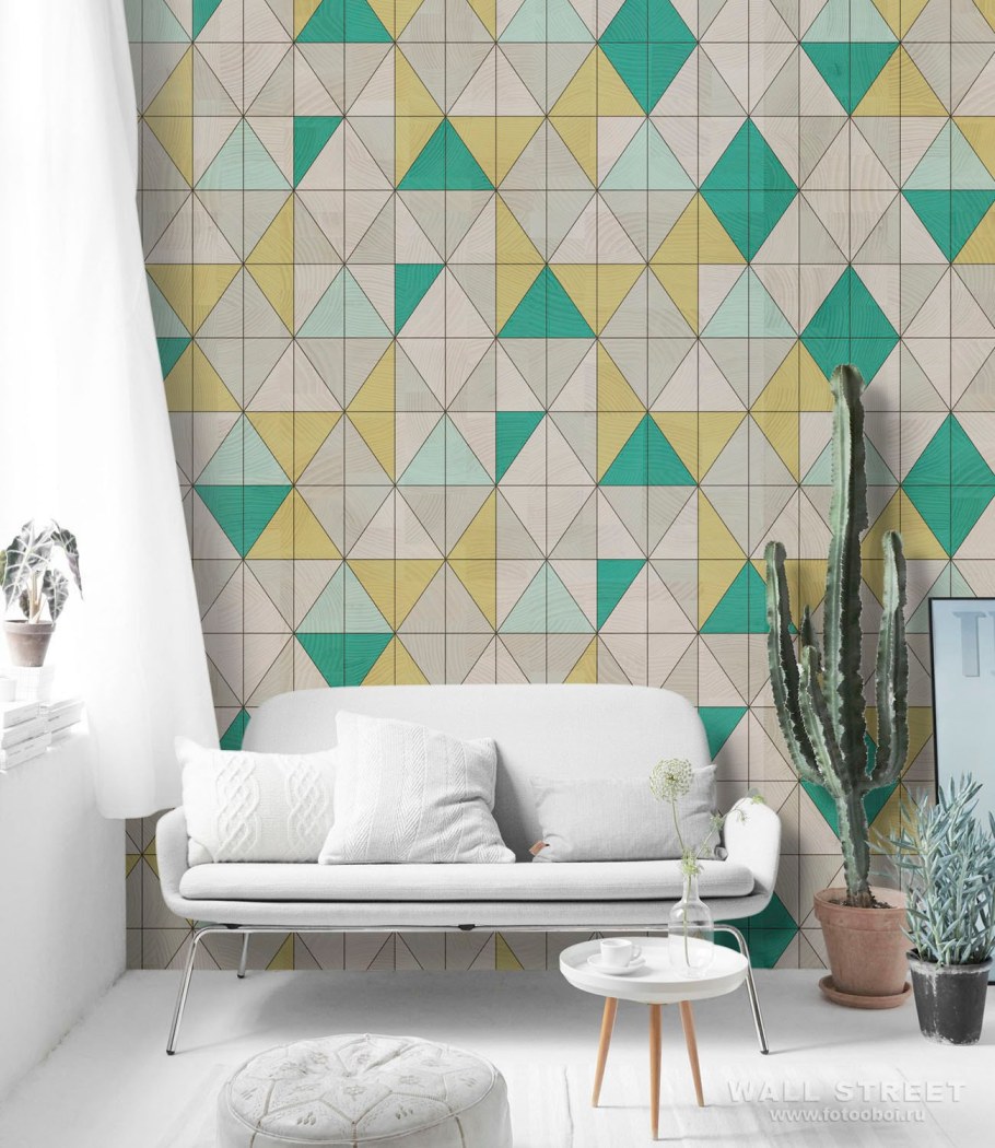 Ромбы в интерьере