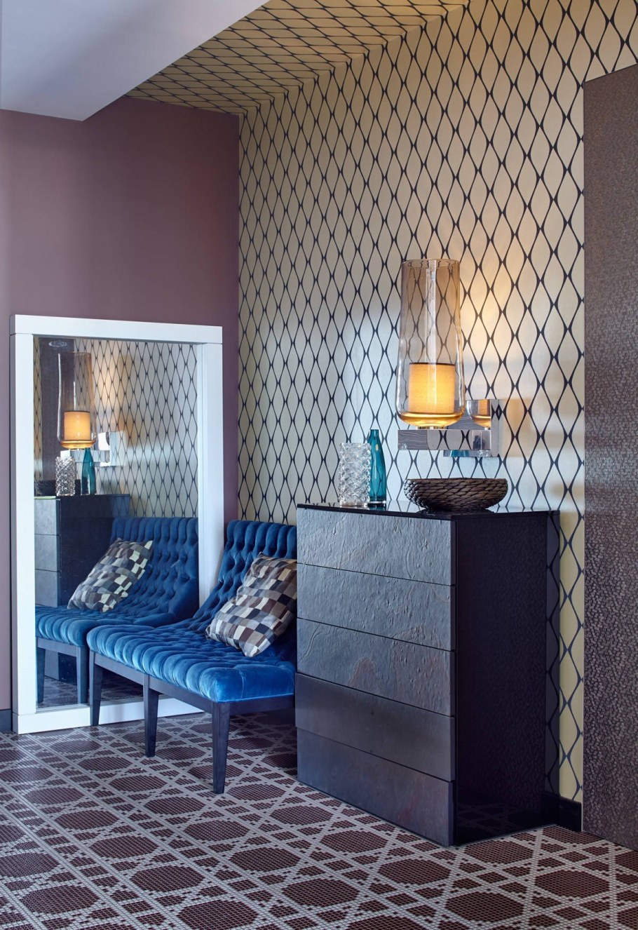 Сочетание обоев в интерьере