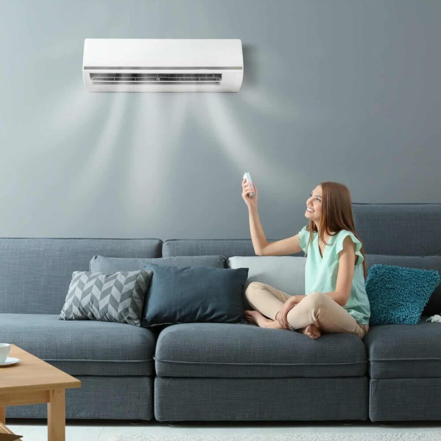 Настенный кондиционер в интерьере