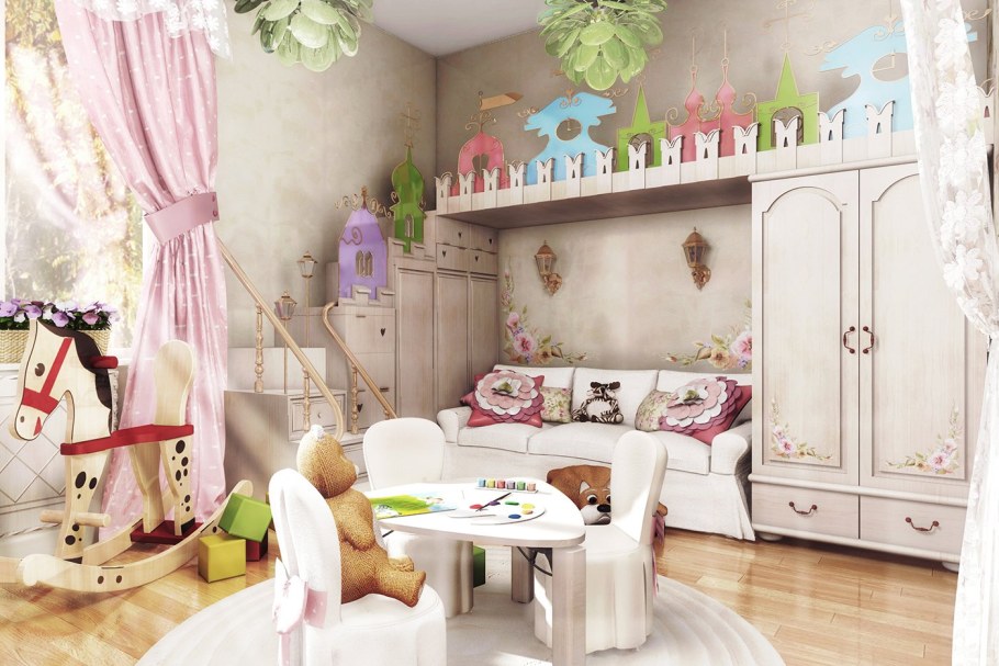 Детские комнаты для девочек