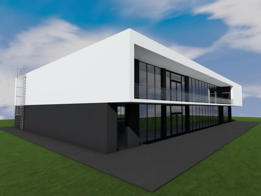 Современные двухэтажные здания