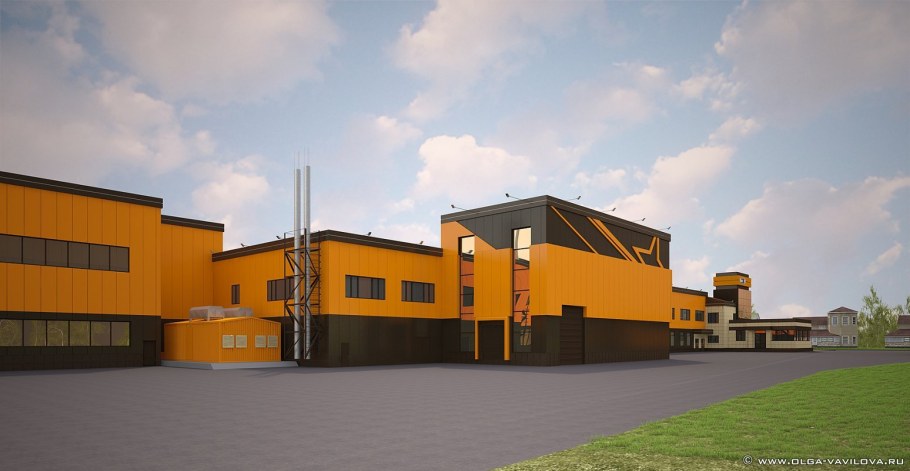 Современные промышленные здания