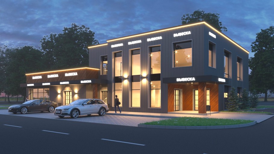 Красивые офисные здания