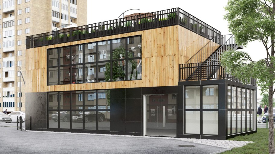 Фасад офисного здания