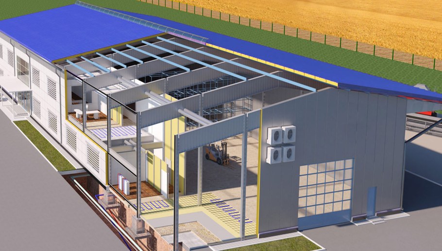Проект производственного здания