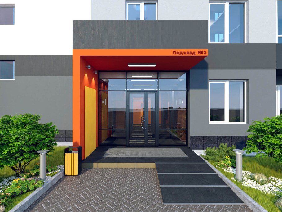 Входная группа подъезда