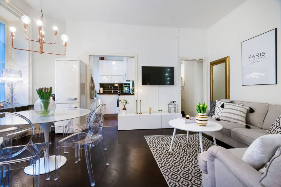 Прозрачный интерьер