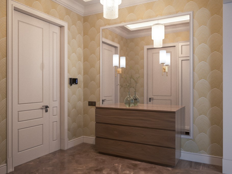 Прямоугольная прихожая