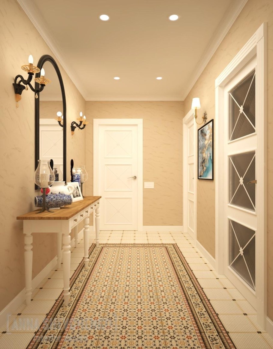 Интерьер прихожей в американском стиле