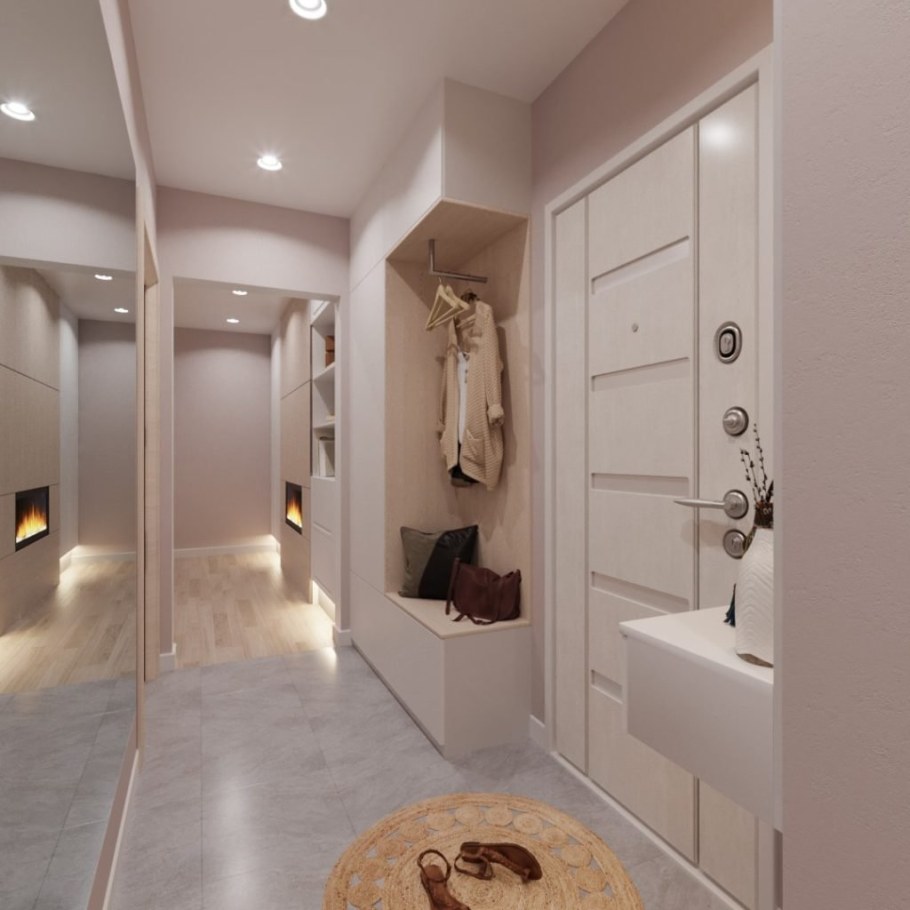 Светлая прихожая