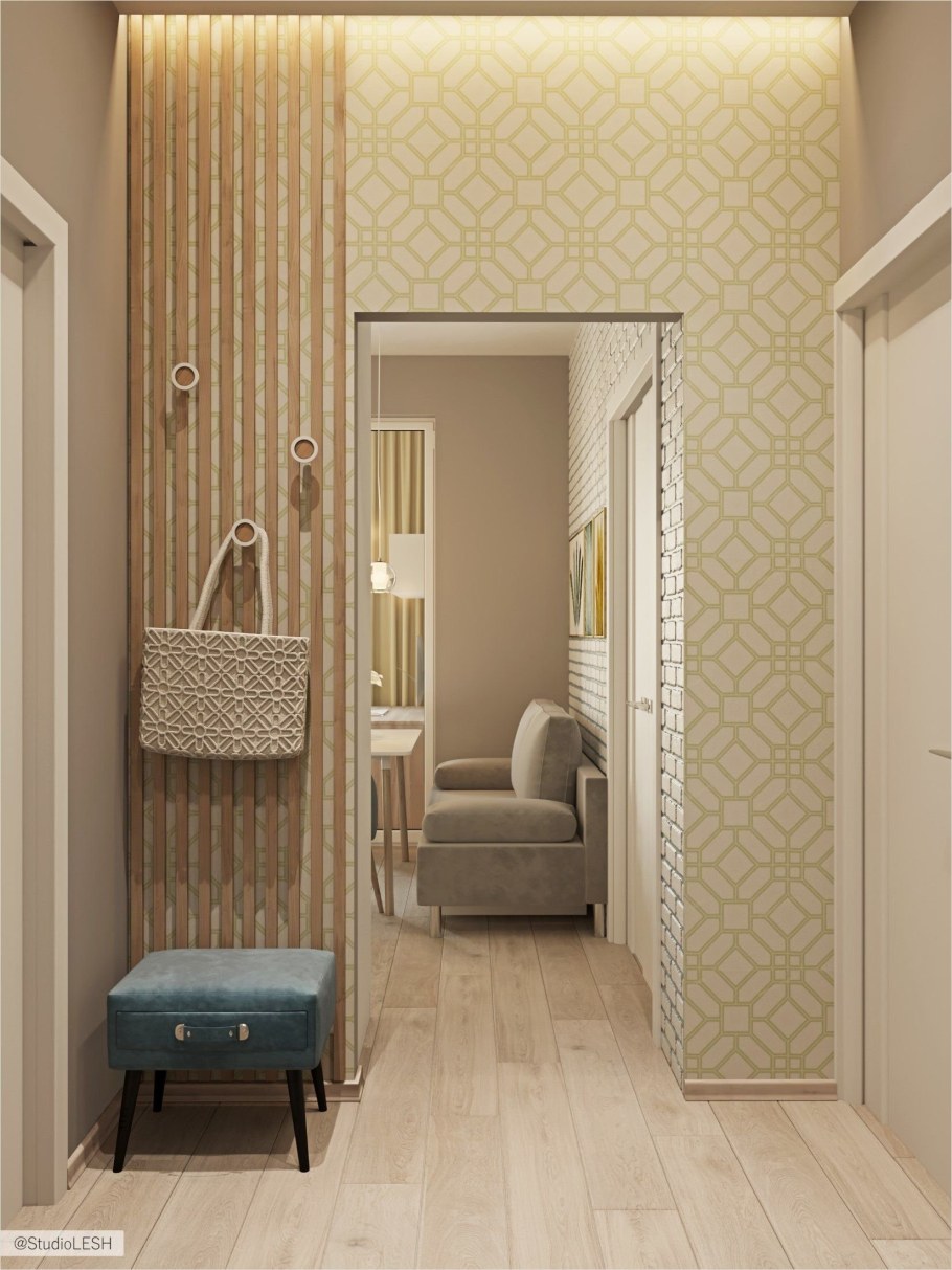 Бежевая прихожая