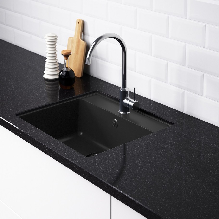 Раковина икеа для кухни черная