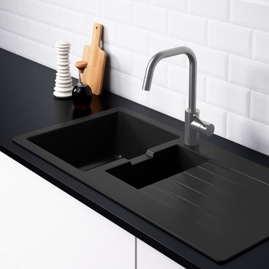 Ikea черная мойка