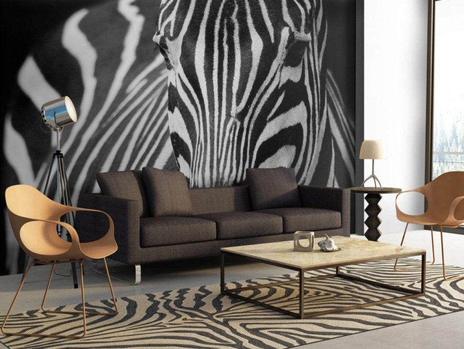 Черные фотообои на стену