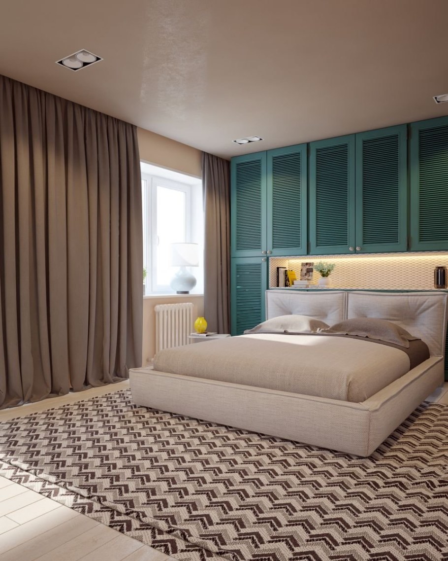 Бежевая спальня